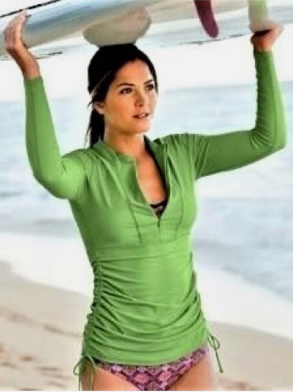 Athleta Tidal Ruched Rash Guard Dress - Picture 2 of 6